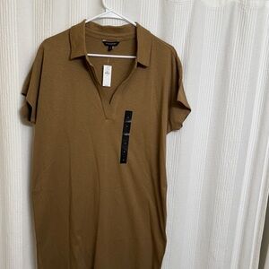 Banana Republic Tan Polo Dress